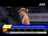 Sharapova beats Ivanovic in Stuttgart final