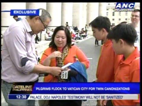 Pilgrims flock to Vatican City for twin canonizations