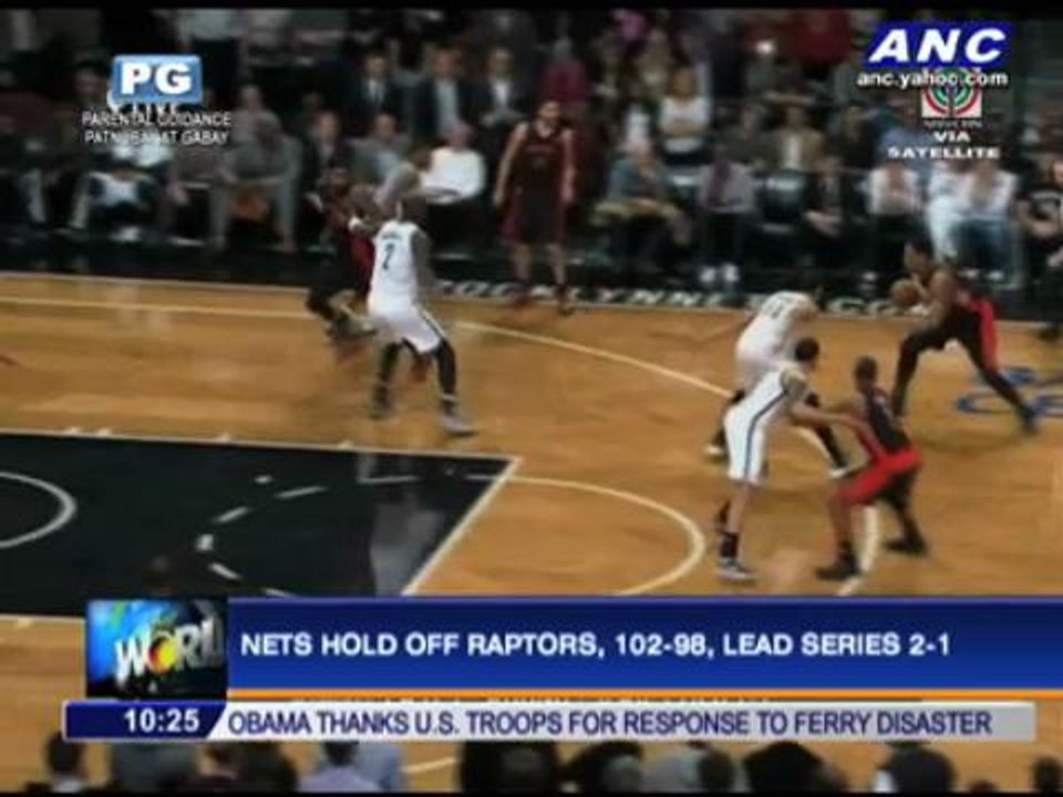 Nets hold off Raptors