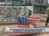 Anti-US groups stage protest ahead of Obama visit