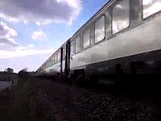 Train SNCF BB 67000 Corail ligne Rouen-Dieppe