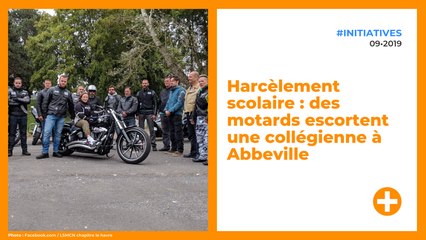 Harcèlement scolaire : des motards escortent une collégienne à Abbeville