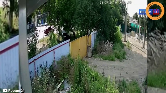 Pas si facile de voler une brouette !