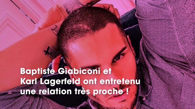 Baptiste Giabiconi a hérité de la montre que Karl Lagerfeld avait reçu de son père à 18 ans