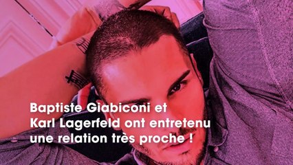 Baptiste Giabiconi a hérité de la montre que Karl Lagerfeld avait reçu de son père à 18 ans