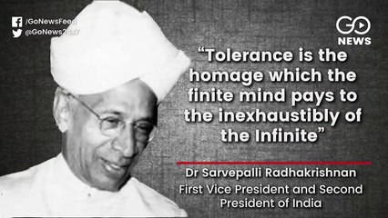 Remembering Dr. Sarvepalli Radhakrishnan (Teacher's Day)