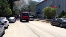 Bursa tekstil fabrikasında yangın