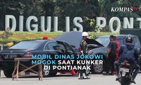 Waduh! Mobil Dinas Jokowi Mogok Saat Kunjungan Kerja di Pontianak