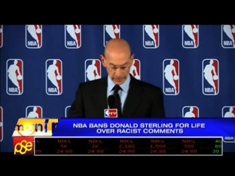NBA bans Sterling for life over racist comments