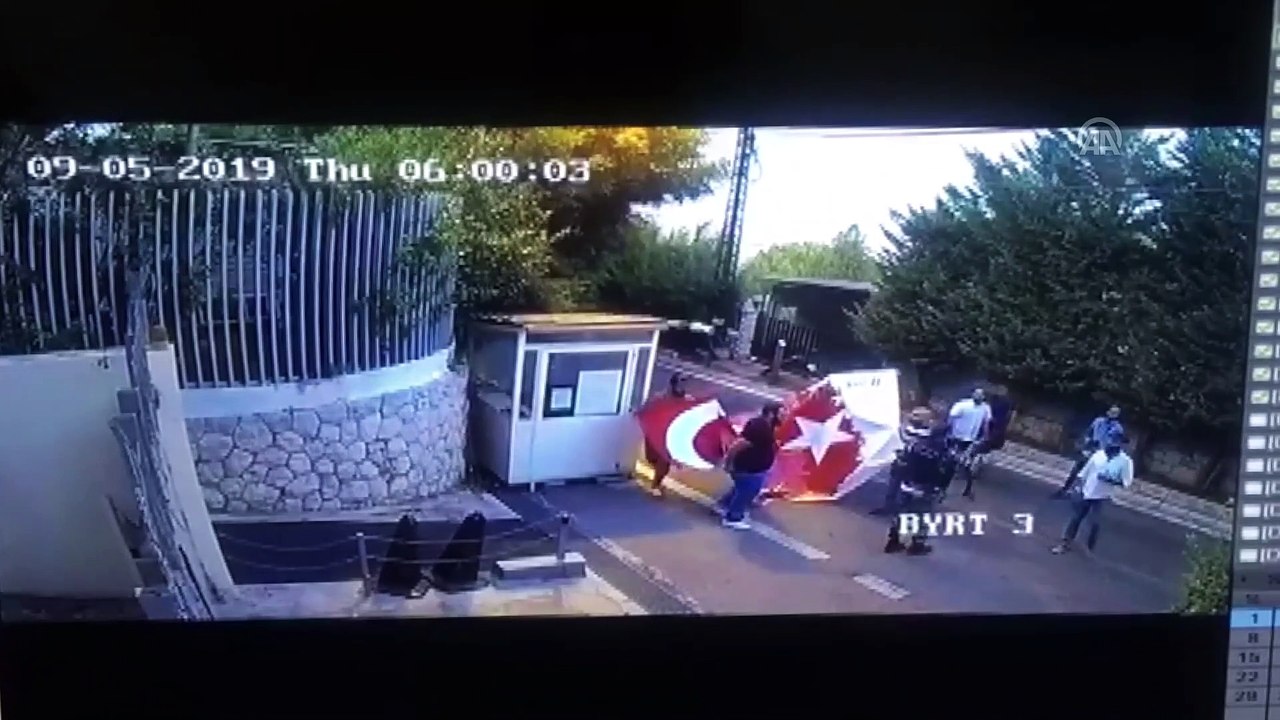 Türkiye'nin Beyrut Büyükelçiliği'ne provokatif eylem - BEYRUT