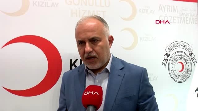 Kızılay genel başkanı kınık'tan mülteci kamplarına ilişkin açıklama