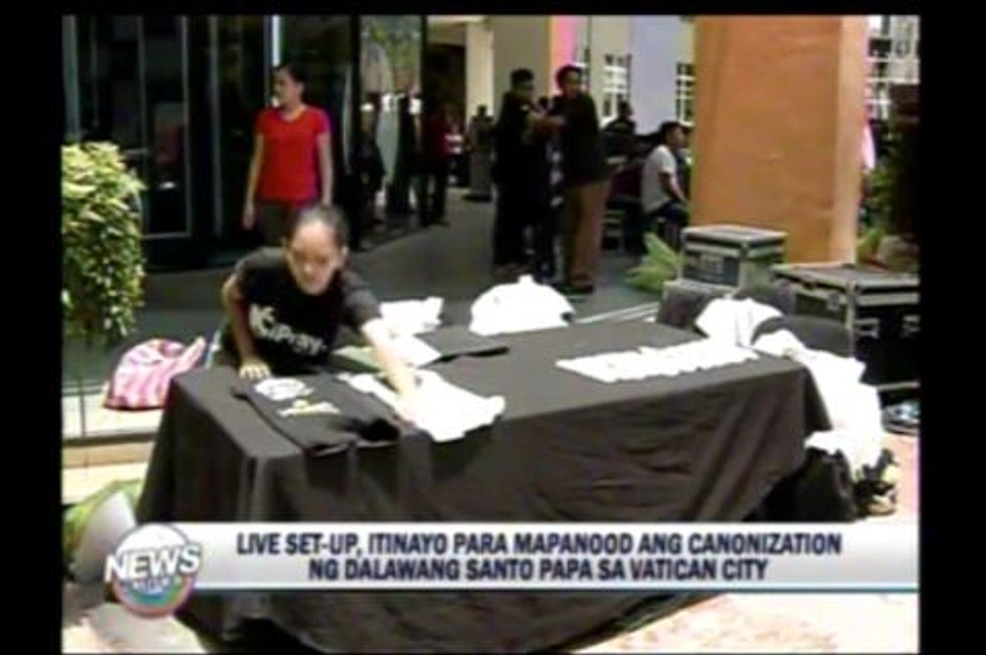 Devotees flock to QC church named for Pope John Paul II