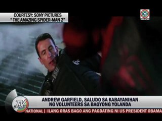 'Spider-Man' salutes 'Yolanda' tragedy heroes