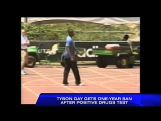 Tyson Gay gets 1-year ban for doping