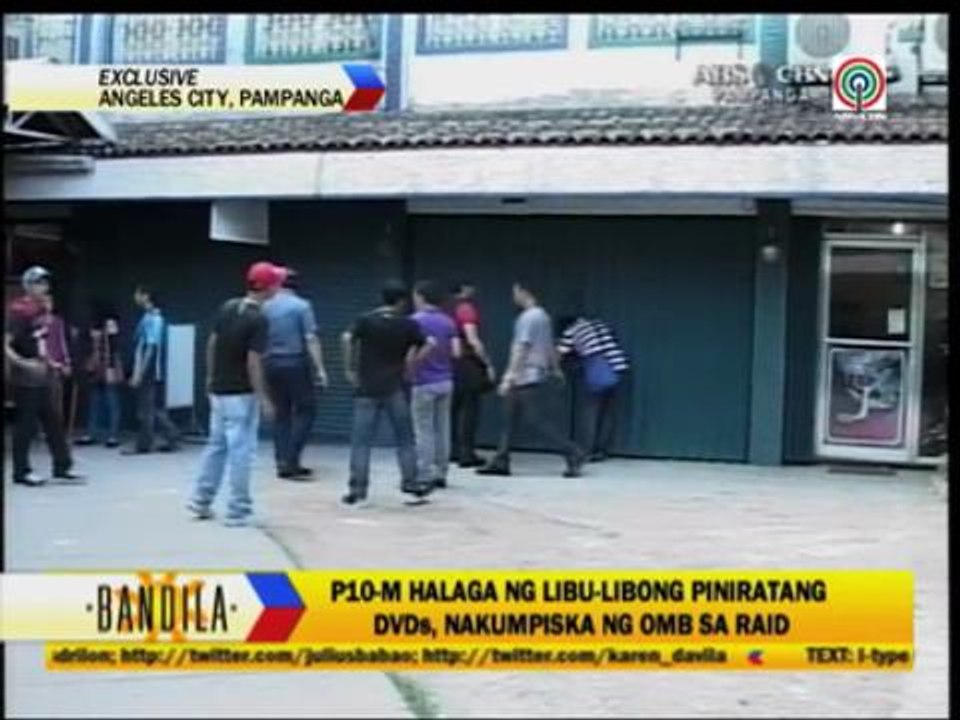 P10M worth of pirated DVDs seized in Pampanga