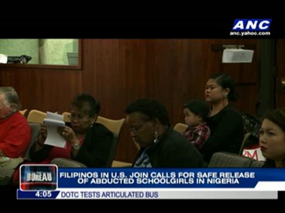 Pinoys join calls for release of seized schoolgirls in Nigeria
