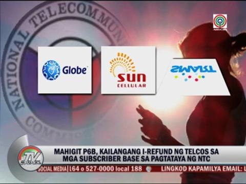 How will telcos return P6.5-B to consumers?