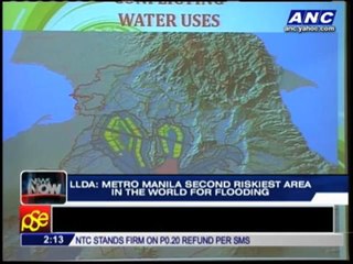 Metro Manila 2nd riskiest area in the world for floods: LLDA