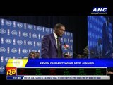 Kevin Durant wins MVP award