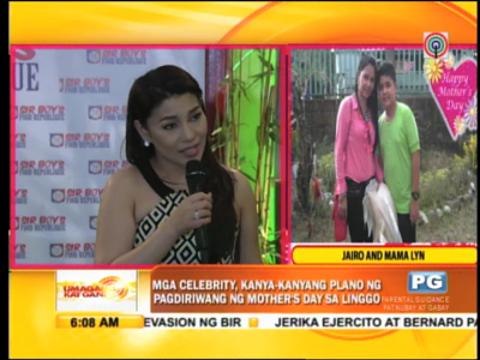 Celebs share plans for Mother's Day