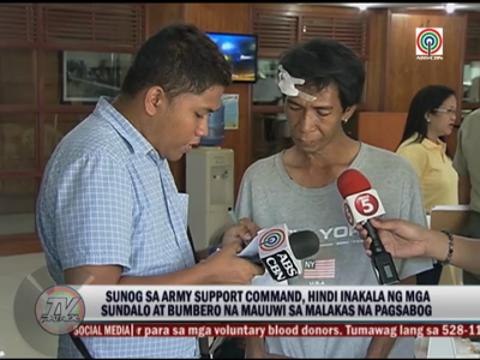 Soldiers, firefighters survive Fort Bonifacio explosion