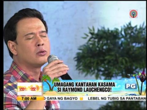 Raymond Lauchengco performs on UKG
