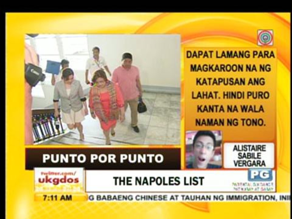 Punto por Punto: The Napoles list