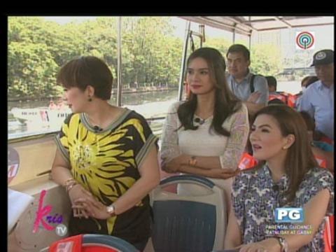 WATCH: Kris tries MMDA ferry