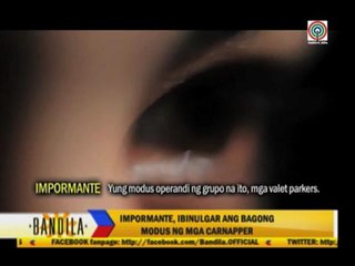 Valet parking theft 'modus' bared