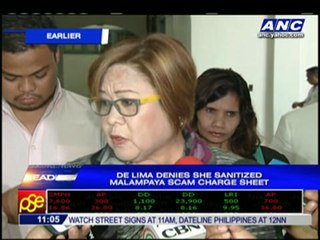 De Lima denies sanitizing Napoles list