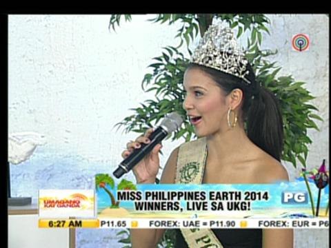 Miss PH Earth 2014 winners visit 'UKG' set