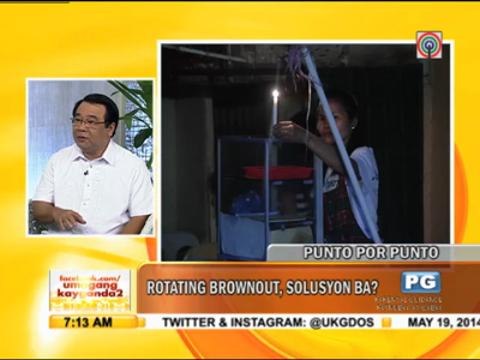 Punto por Punto: Rotating brownout, solusyon ba?