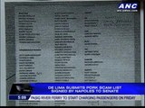 Signed 'Napoles list' made public