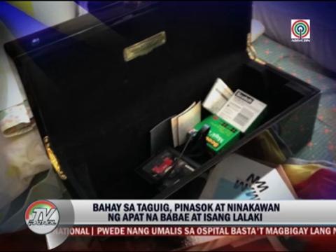 WATCH: Burglars ransack Taguig house