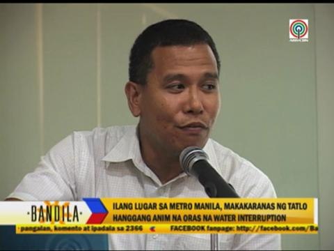 Metro Manila also faces water supply shortage