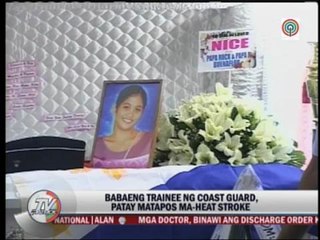 Female Coast Guard trainee dies of heat stroke