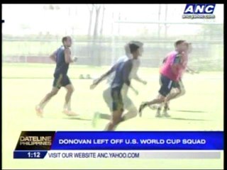 Donovan left out of US World Cup squad