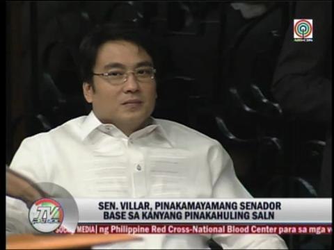 Villar is richest, Trillanes is poorest senator