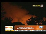 Fire breaks out at foot of Mayon