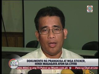 LTFRB improves security of franchise documents