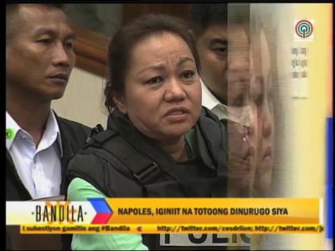 Why Napoles needs to stay longer in hospital