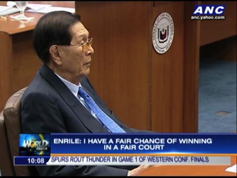 Enrile not losing sleep over pork barrel scam