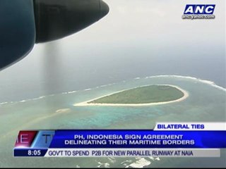 Philippines, Indonesia sign deal on sea borders