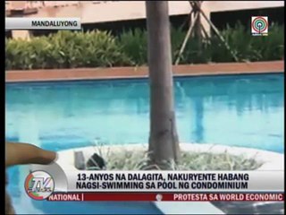 Girl electrocuted in condo's pool area