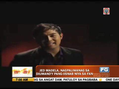 Jed Madela denies snubbing fans