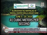 Metro Manila to get more water allocation