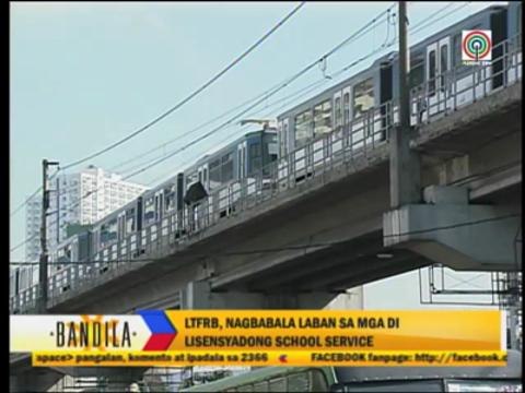 LTFRB warns parents vs unlicensed school buses