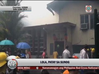Trapped grandma killed in San Juan fire
