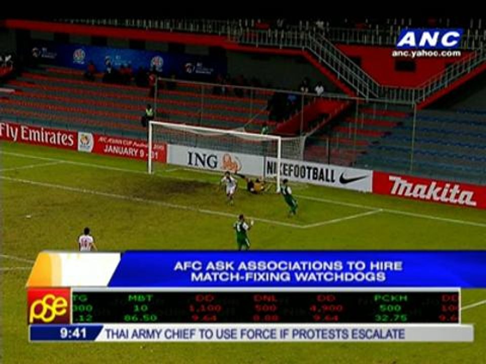 AFC asks associations to hire match-fixing watchdogs