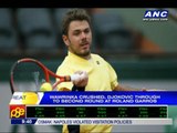 Wawrinka crushed, Djokovic through to second round